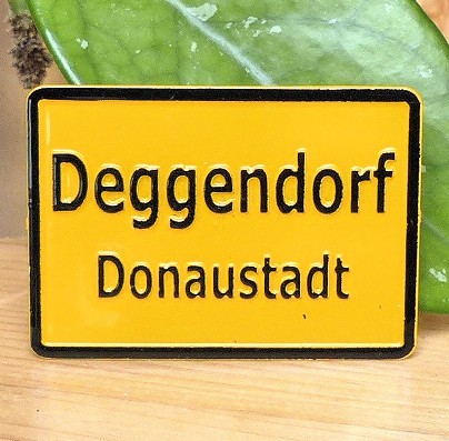 Ortsschild Magnet, Deggendorf